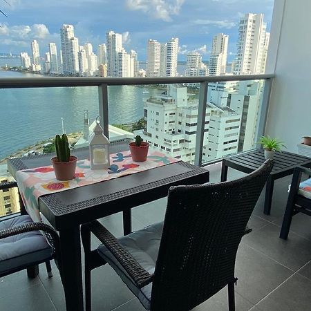 Lujoso Apartamento En Bocagrande Cartagena Bagian luar foto