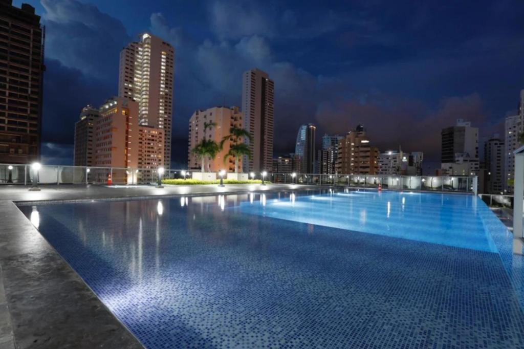 Lujoso Apartamento En Bocagrande Cartagena Bagian luar foto