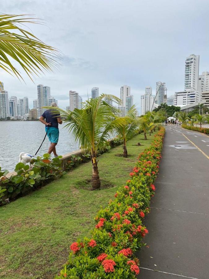 Lujoso Apartamento En Bocagrande Cartagena Bagian luar foto