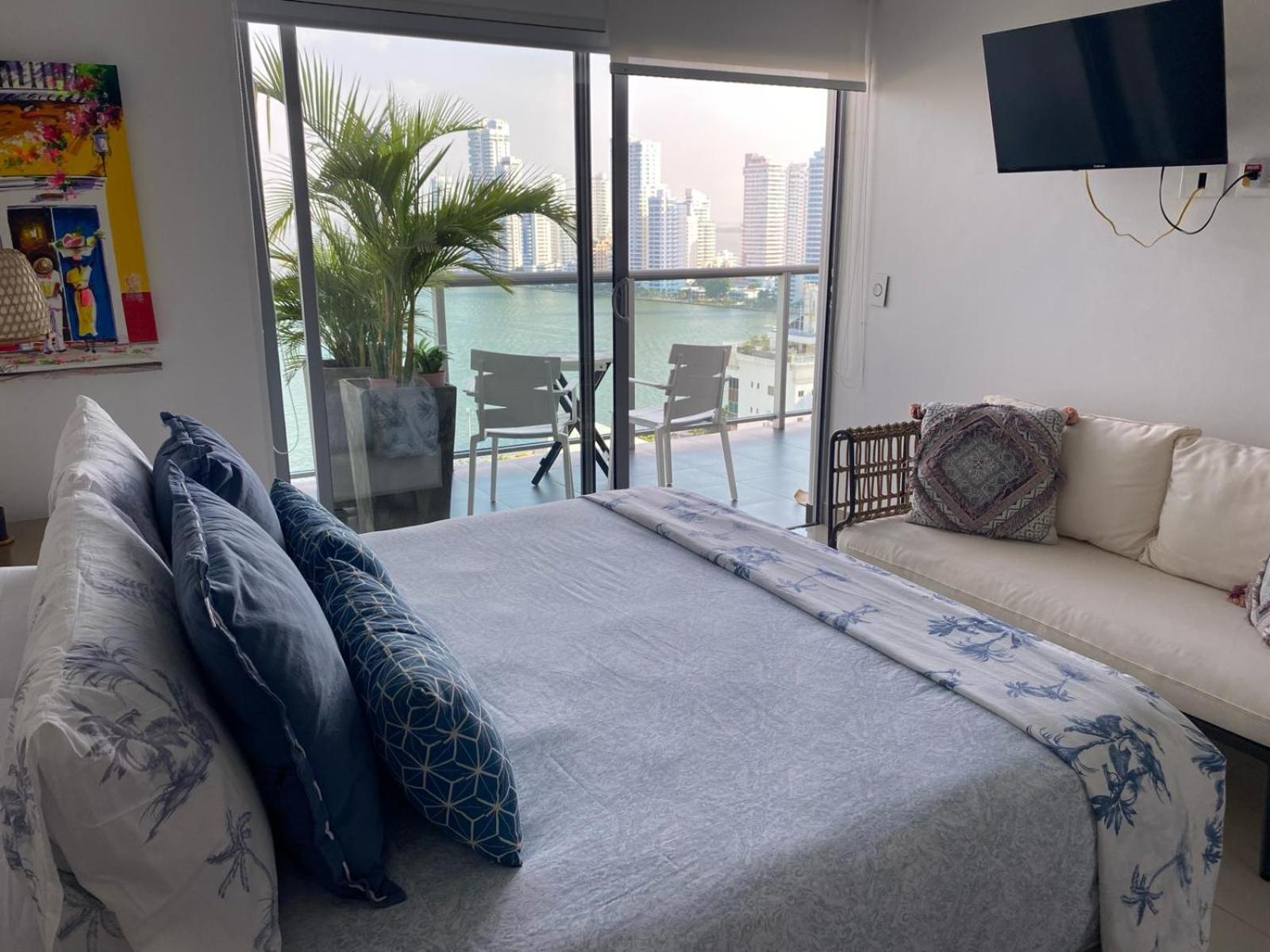 Lujoso Apartamento En Bocagrande Cartagena Bagian luar foto