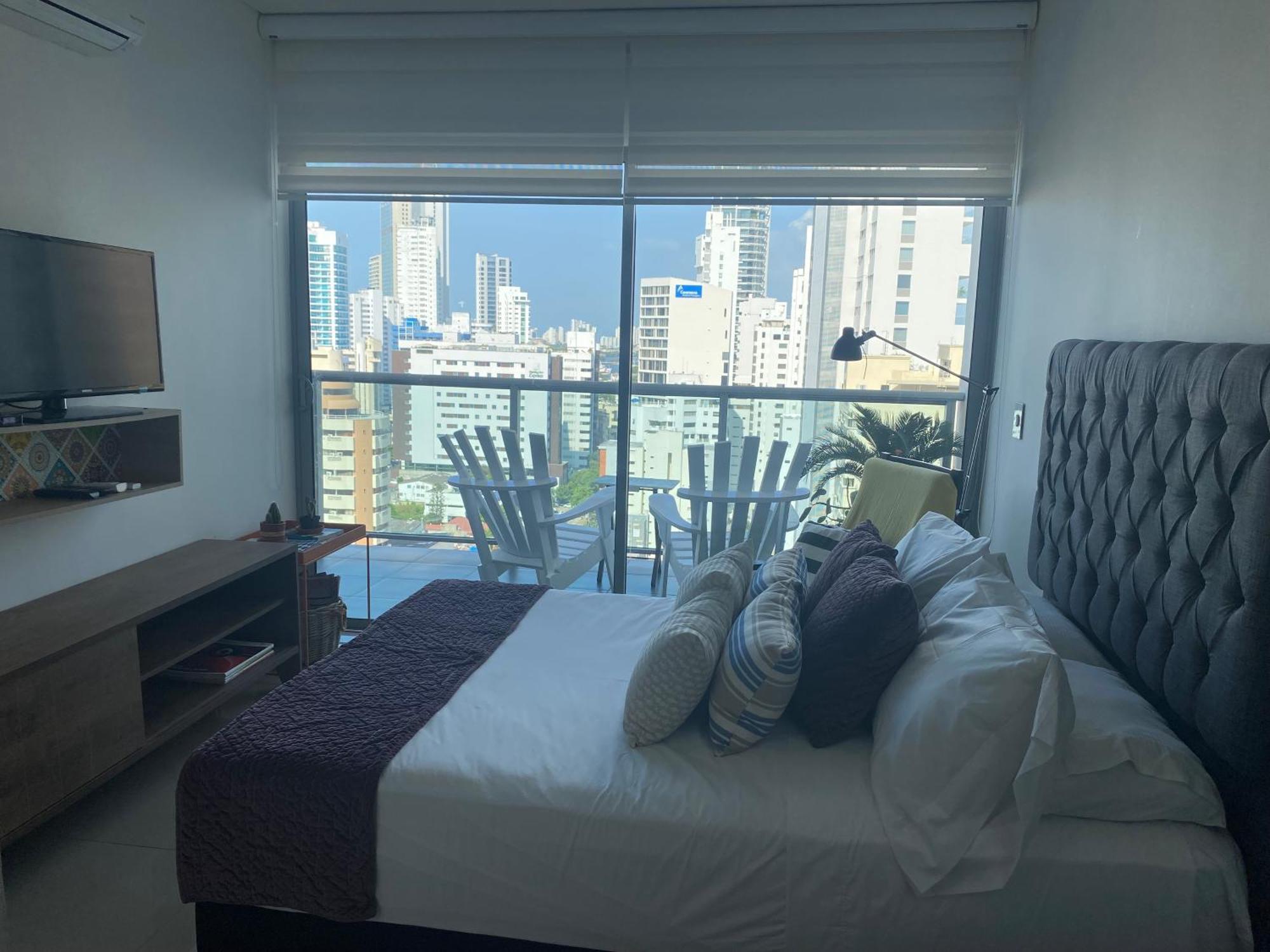 Lujoso Apartamento En Bocagrande Cartagena Bagian luar foto